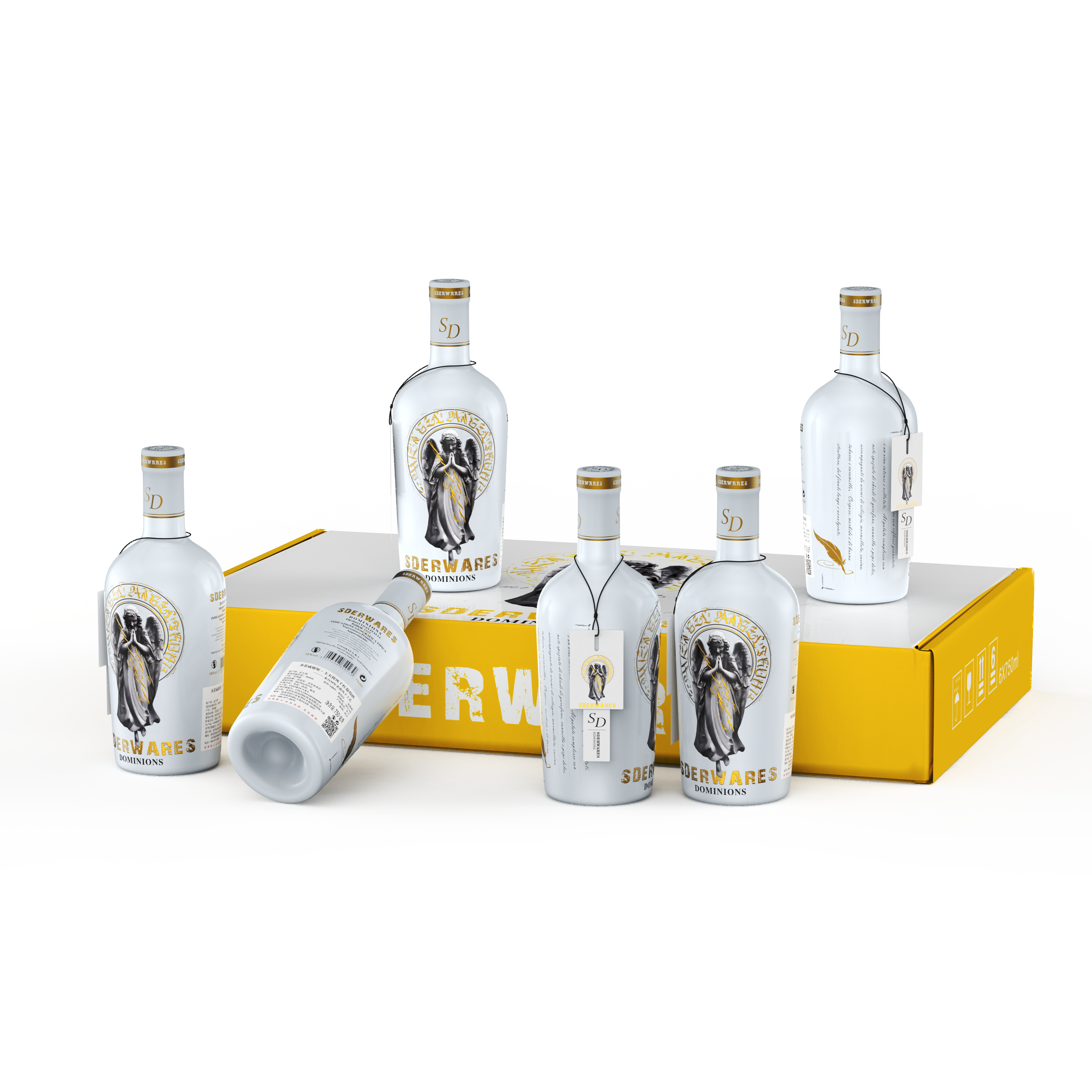 SDERWARES/圣蒂威娜斯意大利进口18°主天使风干葡萄酒750ml*6瓶