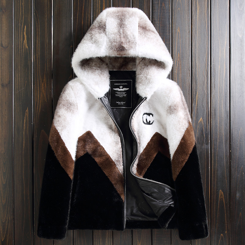 【圆圆男装】JM2215海宁男士秋冬季新款带帽时尚外套