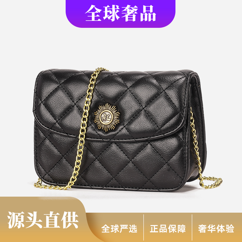 2024秋冬季新款褶皱刺绣高级时尚百搭轻奢单肩斜挎女士包包8028