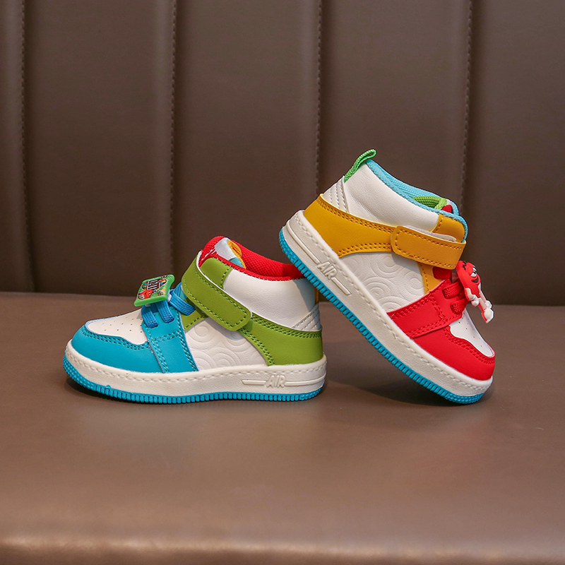 百搭男女童板鞋新款秋季舒适M豆鸳鸯中小童单鞋儿童休闲鞋运动鞋