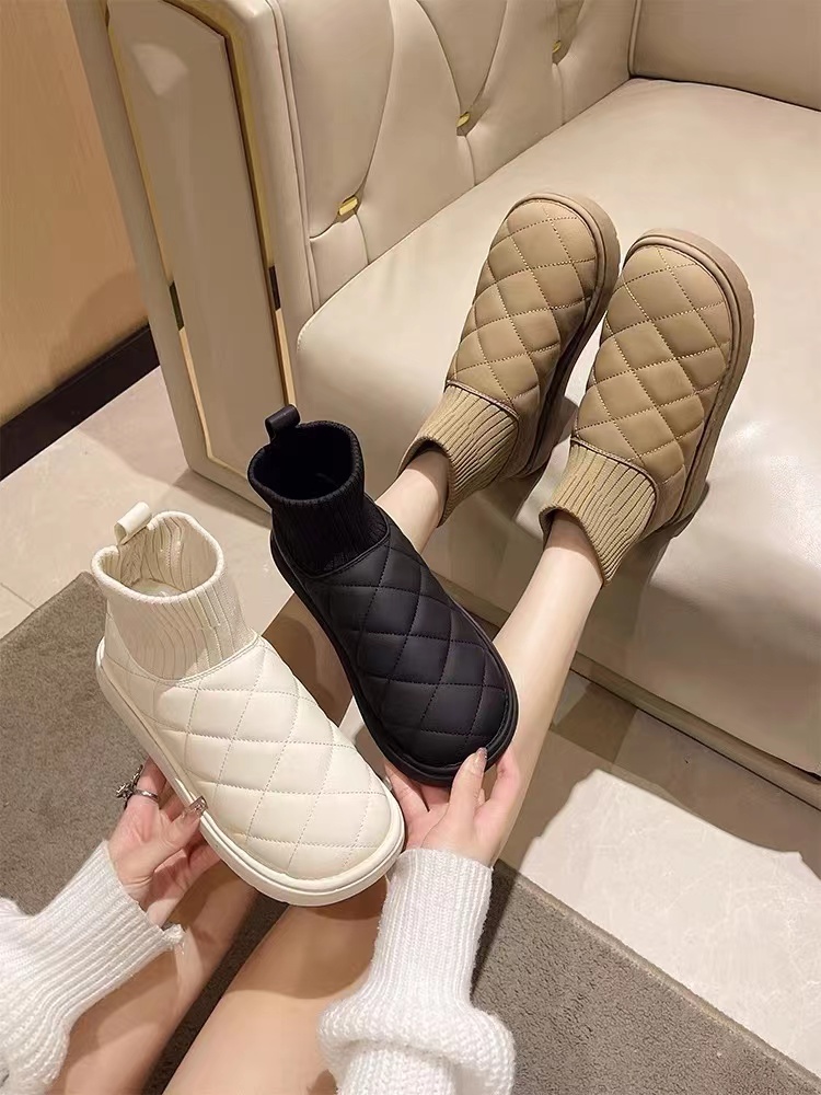 (晓义家）新款加厚雪地靴时尚百搭5718-1