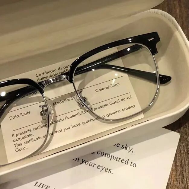 复古痞帅半框0-600度近视眼镜高清防蓝光辐射街拍必备男女潮网红