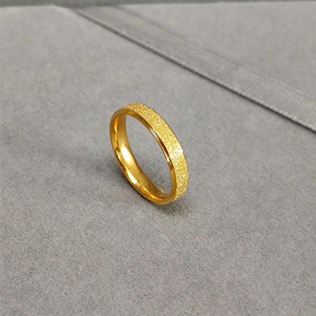 【专柜同款】DXZS设计师网红款磨砂满天星轻奢素圈戒