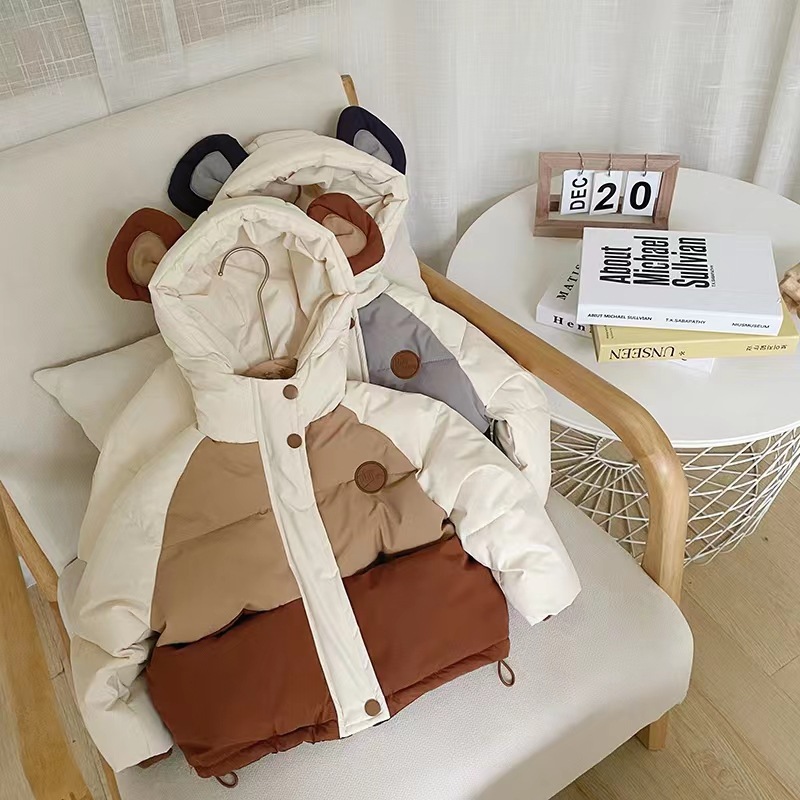 2023新款儿童棉服韩版卡通女童宝宝棉袄男童可爱冬装婴儿加厚外套