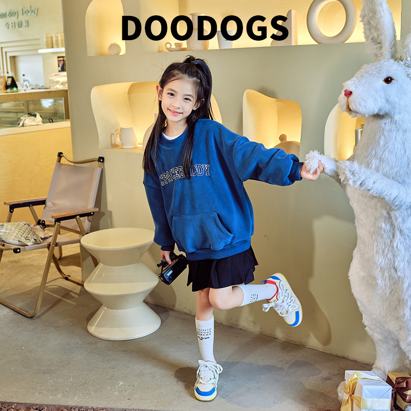 DOODOGS儿童男女童鞋百搭鞋子春季新款潮板鞋鞋舒适防滑休闲