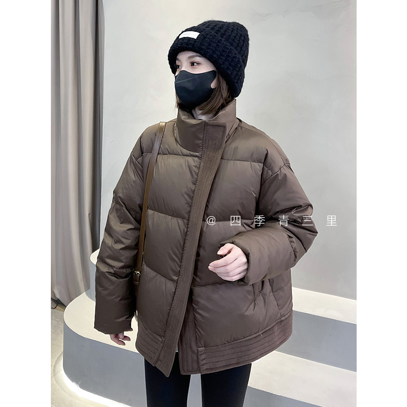 【三里家】简约穿搭有范！纯色宽松休闲百搭加厚保暖羽绒服YF9210-1