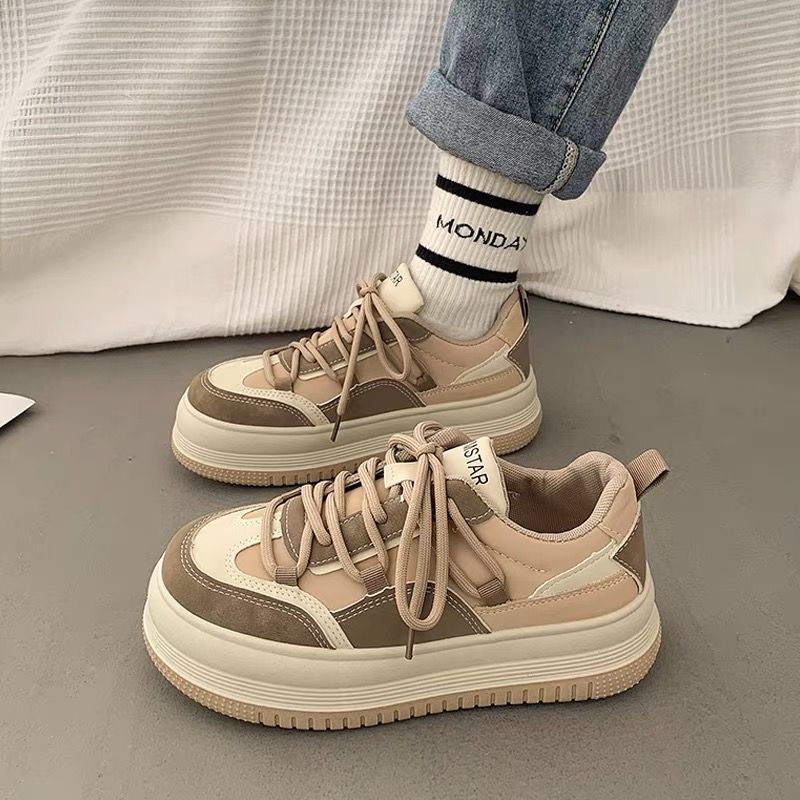 冬季回力休闲女鞋2023新款今年流行的厚底增高圆头网红爆款运动鞋