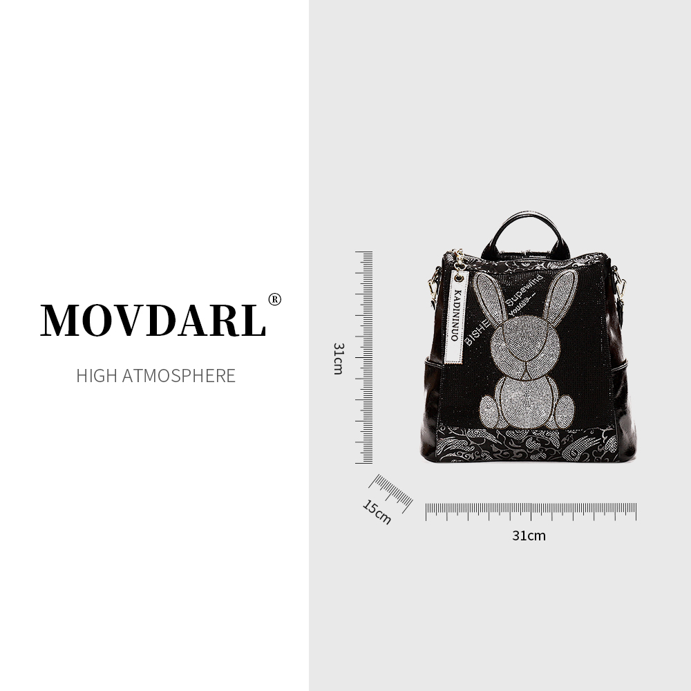 【宠粉福利】MOVDARL/陌黛尔新款时尚百双肩包230301