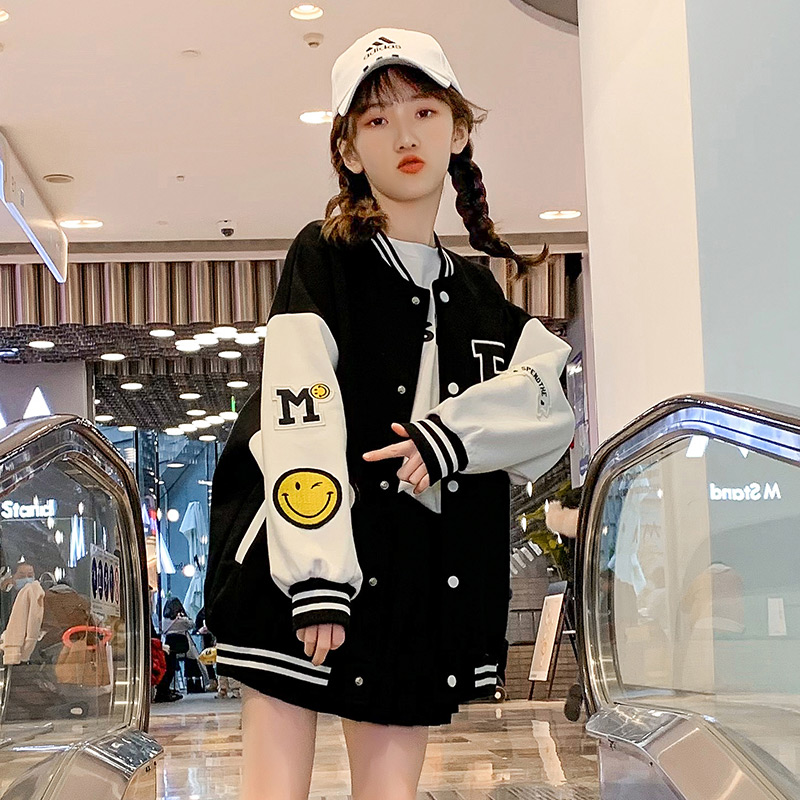 女童外套秋装2024新款中大童8-12岁童装女孩12-15岁加绒棒球服潮