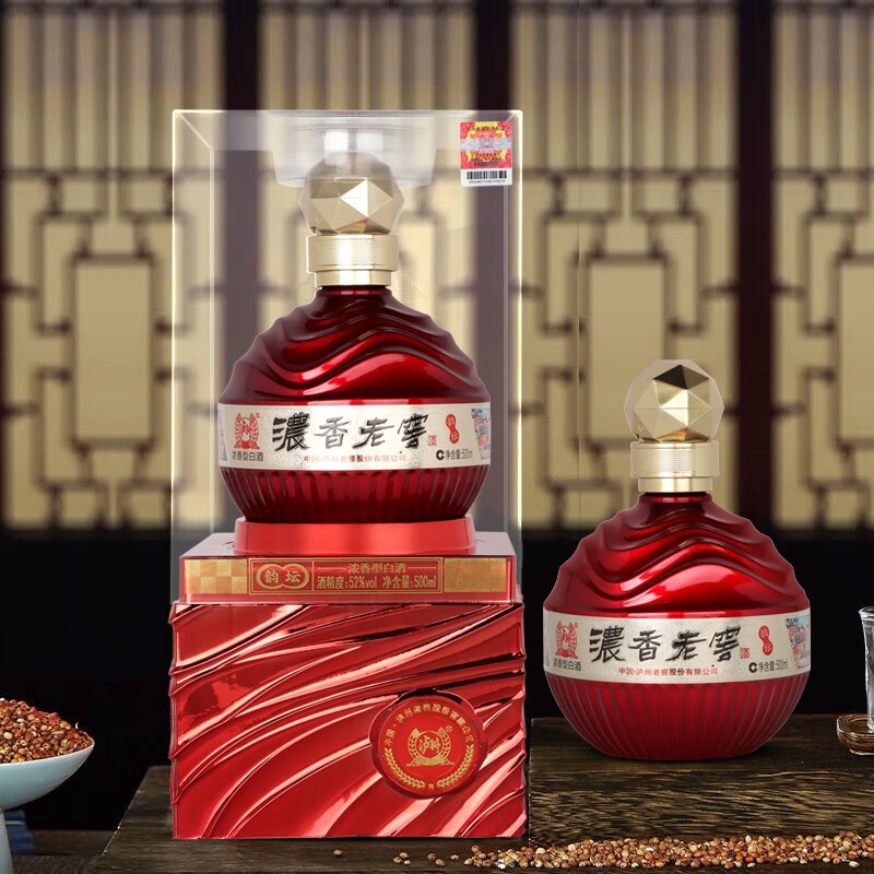 五星LUZHOU/浓香老窖韵坛【送礼臻品】浓香型白酒52度500ml*6瓶