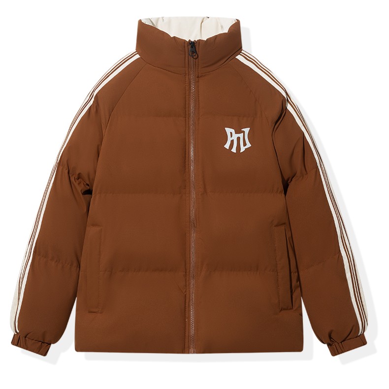 pnj官方旗舰秋冬情侣外套休闲棉服潮流加厚立领大码运动棉衣韩版