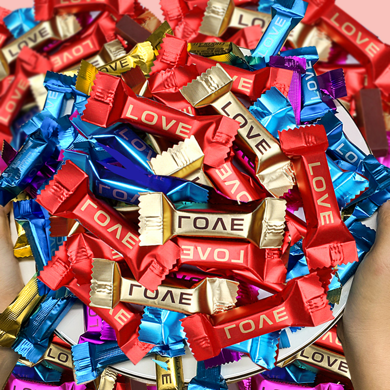 混合巧克力散装糖果年货巧克力大礼包香醇好吃实惠6g多规格可选