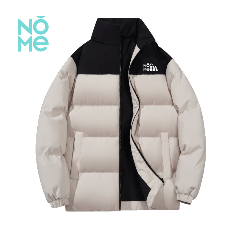 【NOME】冬季新款保暖休闲百搭棉服加厚宽松时尚撞色潮流NMBM01