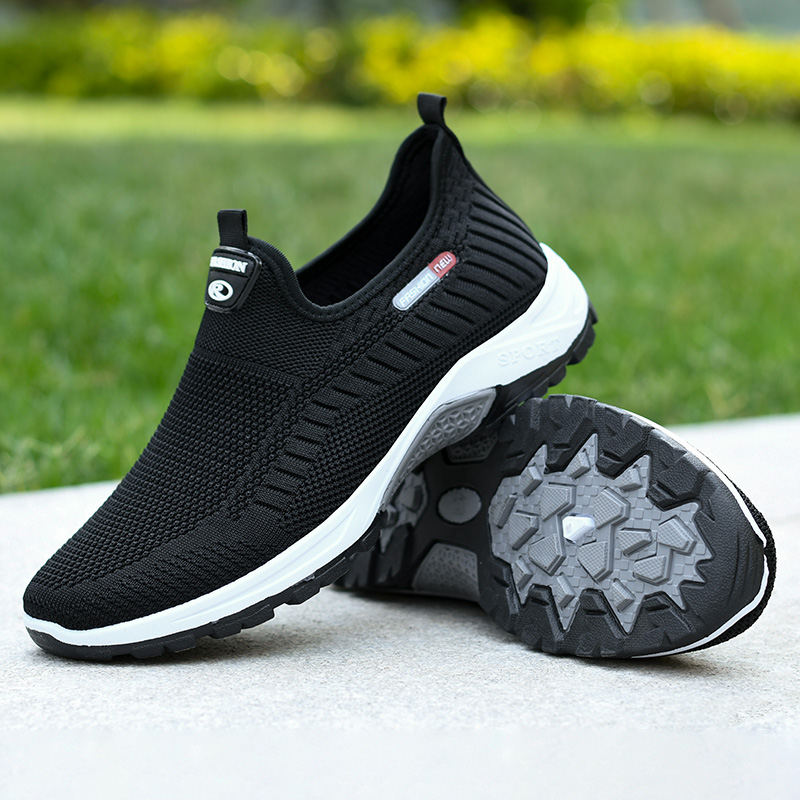 老北京高档时尚休闲网鞋男士夏爆款鞋子2023新款网红透气运动鞋子