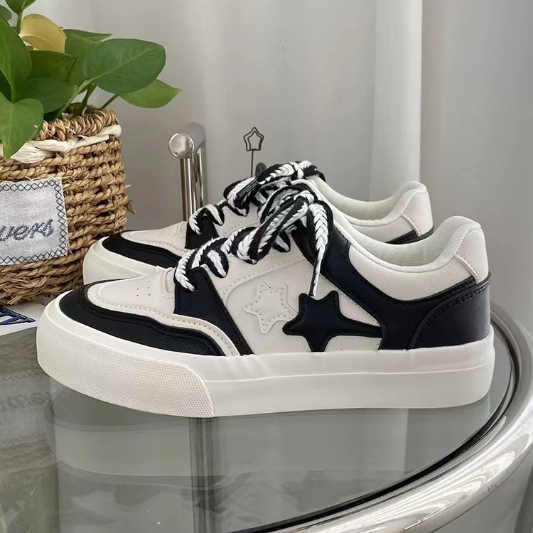 K8-31 休闲韩版百搭时尚板鞋女2024春季新款小白鞋