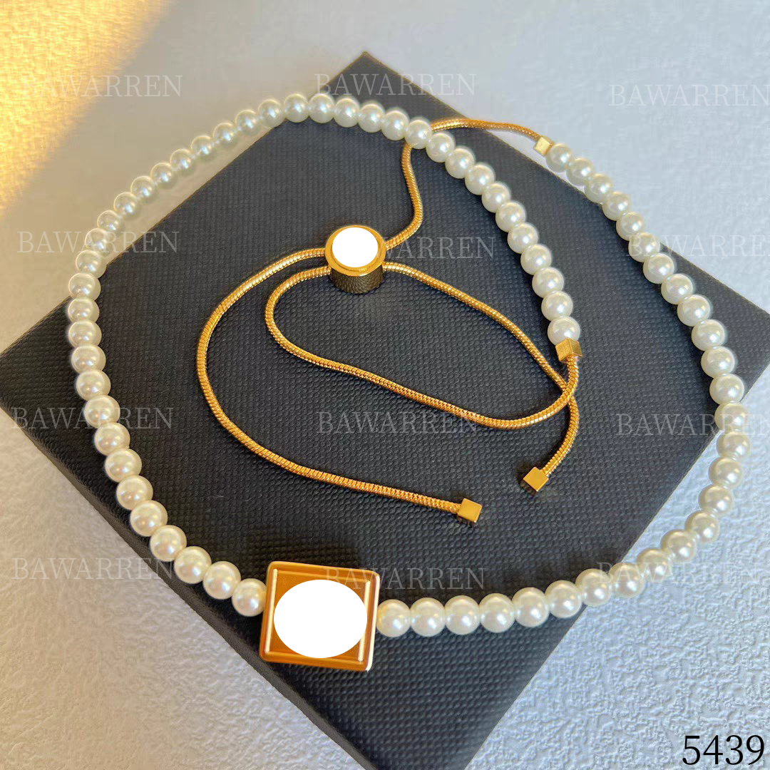 铜合金项链 5439-轻奢时尚锁骨链百搭坠链气质优雅吊坠