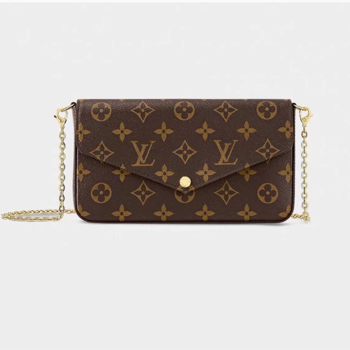 95新 LouisVuitton/路易威登 LV 老花三合一斜跨包/全原 小星