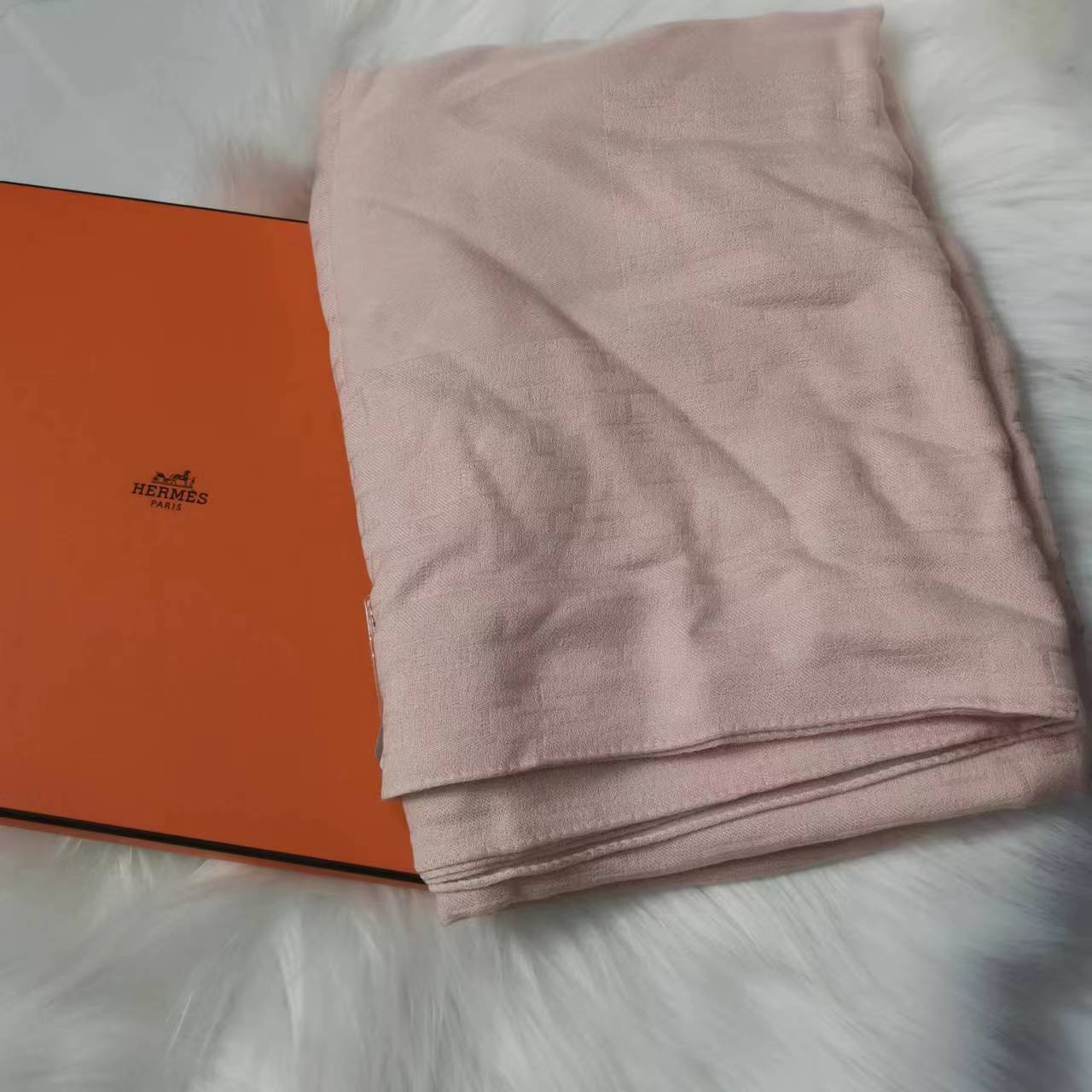 95新 Hermes/爱马仕 安洁利严选围巾/QK0106299