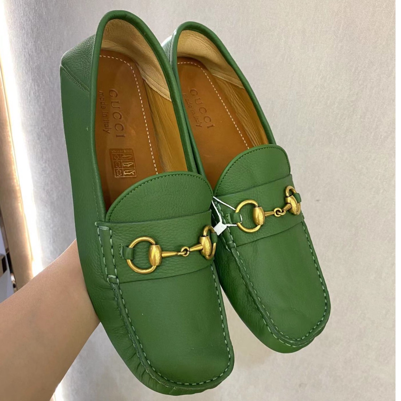 95新 GUCCI/古驰 安洁利严选平底鞋/xk0058901