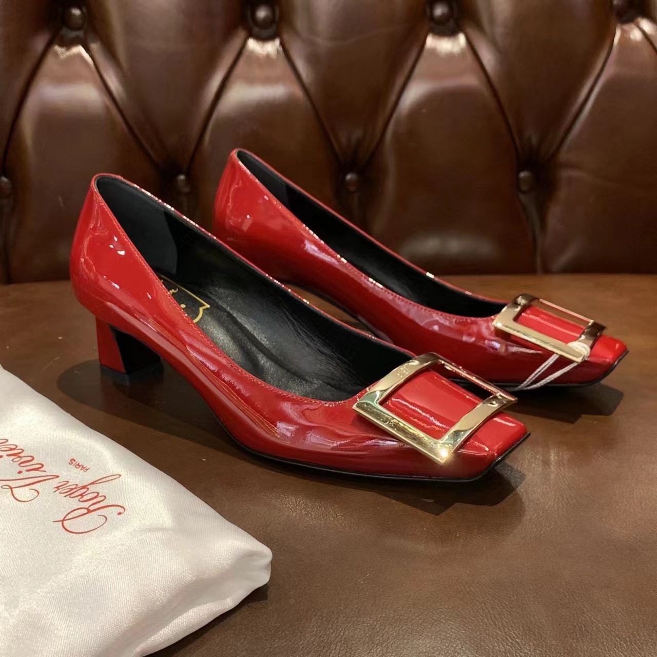 95新 Roger Vivier/罗杰·维威耶 安洁利严选高跟鞋/XK0050015