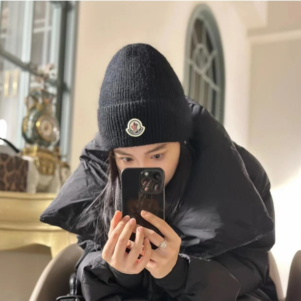 99新 MONCLER 安洁利严选帽子/QK0104648