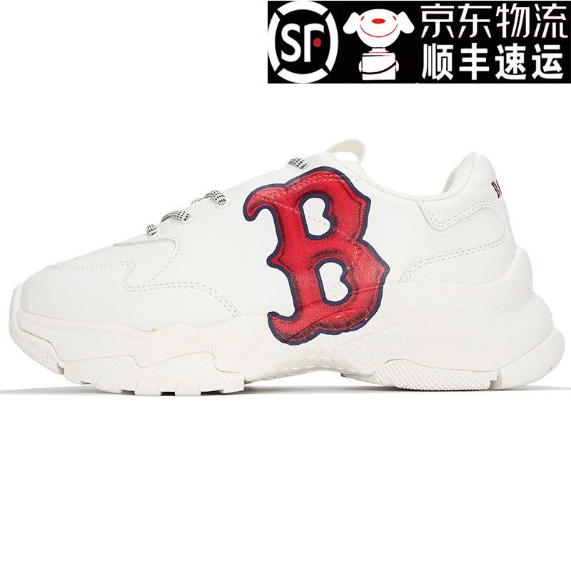 MLB经典男鞋女鞋红袜队厚底老爹鞋增高鞋运动鞋子3ASHCS12N-43RDS