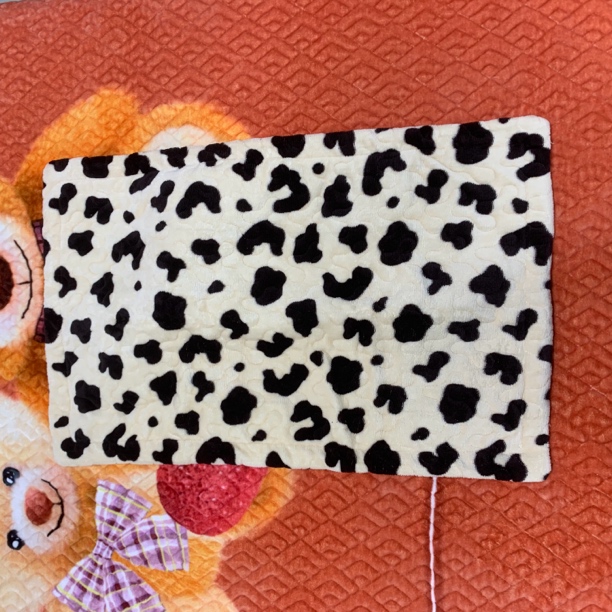 牛奶绒枕套（豹纹）50×80一对装