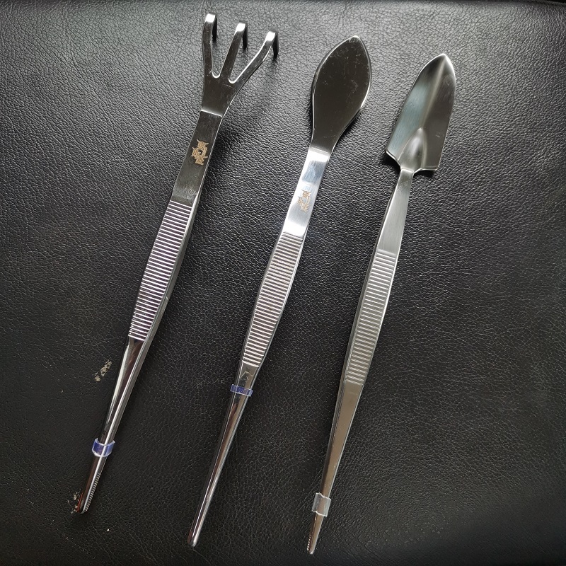 盆景盆栽用镊子 多肉镊子 松土耙 压土棒镊子 花卉园艺镊子