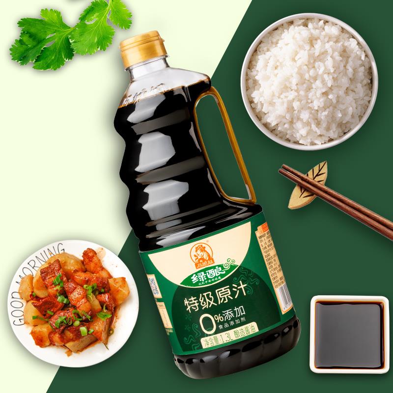 巧媳妇零添加绿酿特级酱油大桶装生抽味极鲜调味添加笋0g