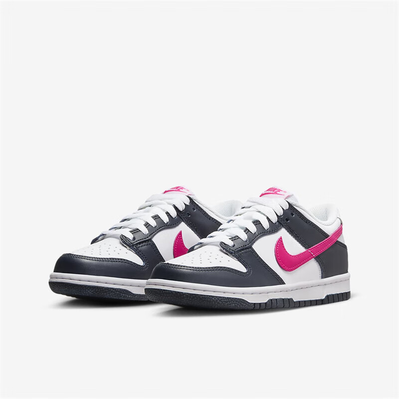 【门店专属】Nike/耐克Dunk女子白黑粉低帮复古板鞋 FB9109-401