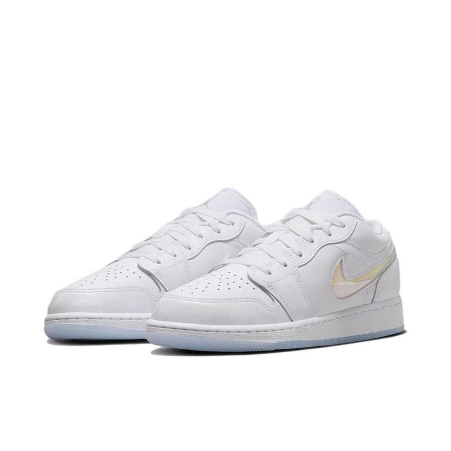 【门店专属】耐克女子AJ1 LOW 白流沙休闲运动复古板鞋 FQ9112-100