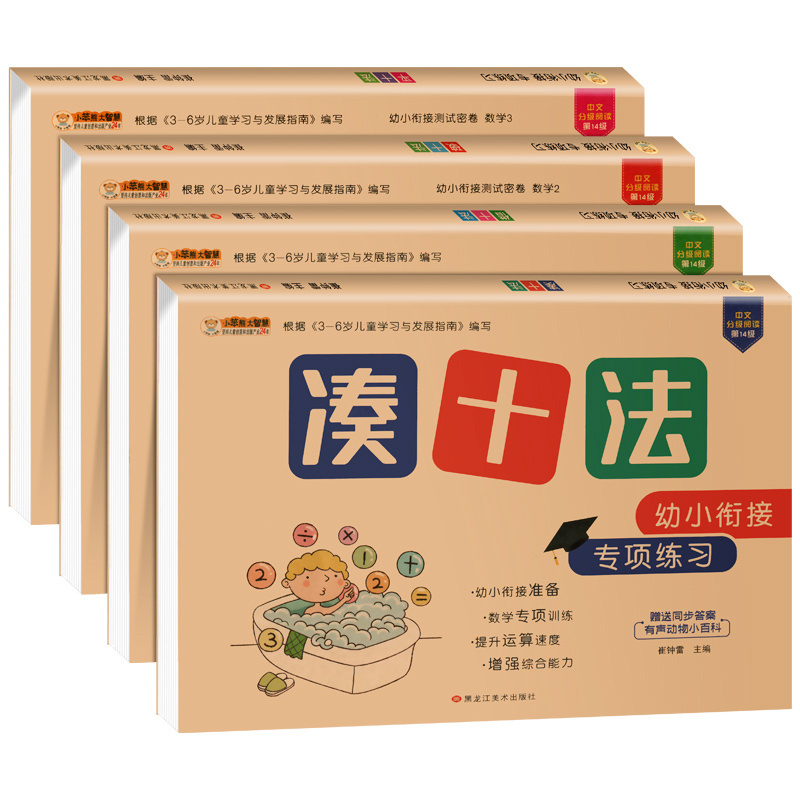 正版书 凑十法借十法平十法破十法 正版幼小衔接教材正版一日一练