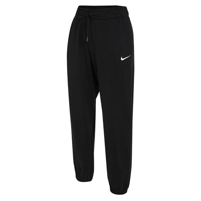 NIKE耐克黑色运动裤女裤2024春季新款束脚收口针织长裤DM6420-010