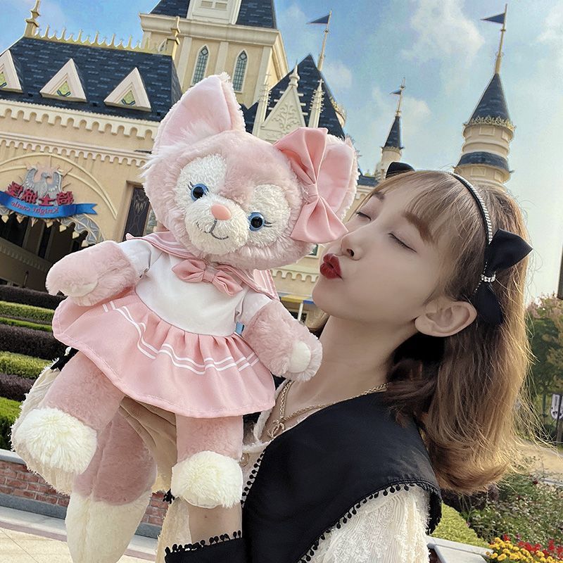可爱穿衣玲娜贝儿公仔网红毛绒玩具小狐狸布娃娃抱枕送女生日礼物
