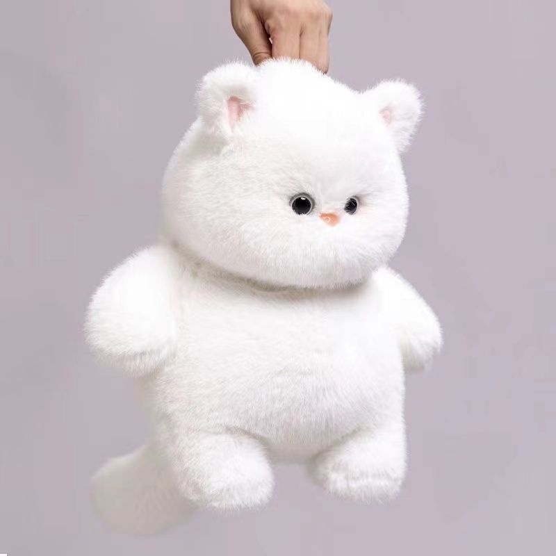 肥猫布偶胖乎乎的白色猫咪可爱哈基米玩偶娃娃毛绒玩具送女朋友礼