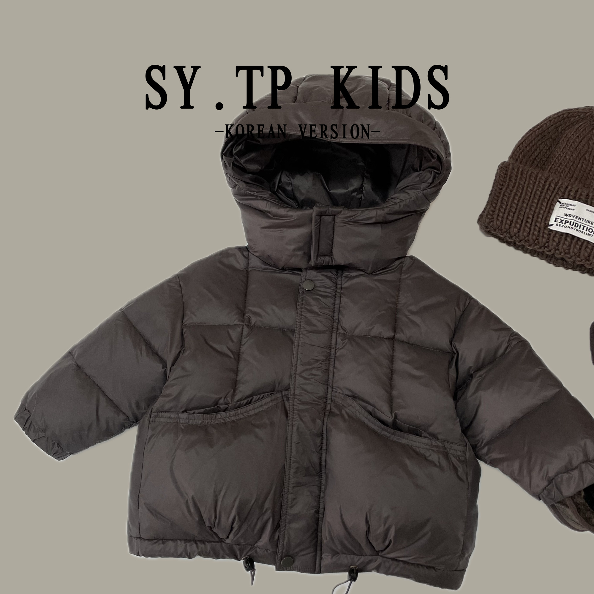 【温公子】儿童羽绒服冬季圣诞元旦过年款90白鸭绒羽绒服23YR002