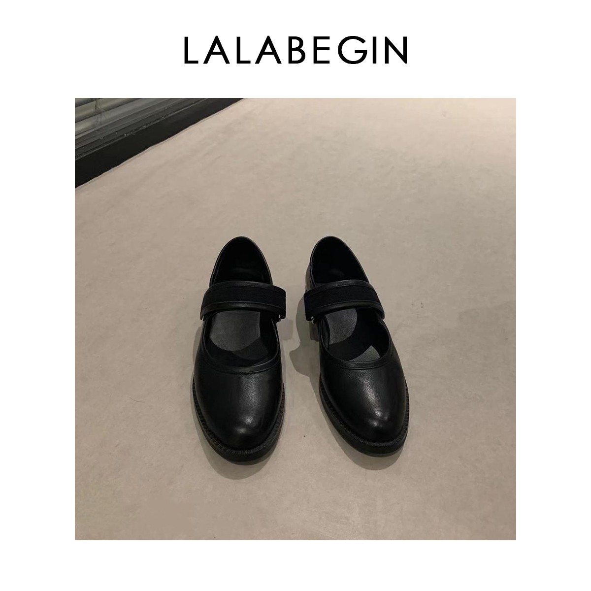 La La Begin珍妮-玛丽珍系带漂亮鞋百搭