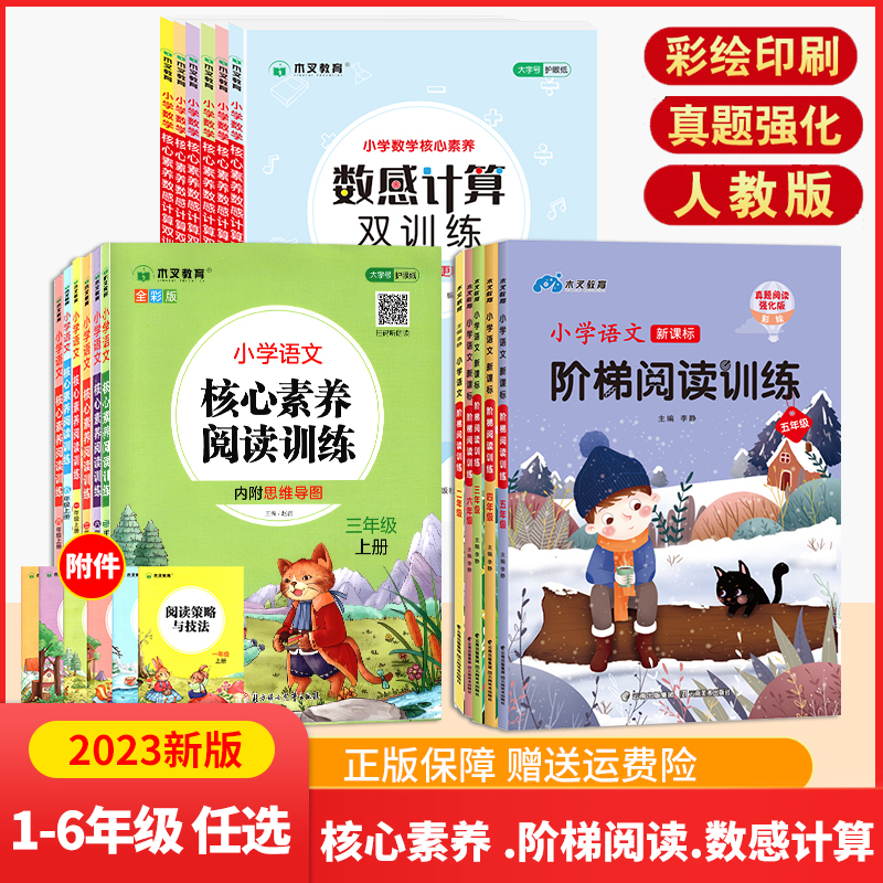 阶梯训练数感计算双训数感核心素养阅读一二三四五六年级逻辑计算