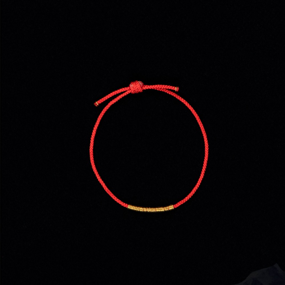 三生三世足金配饰手工编织简约百搭手绳