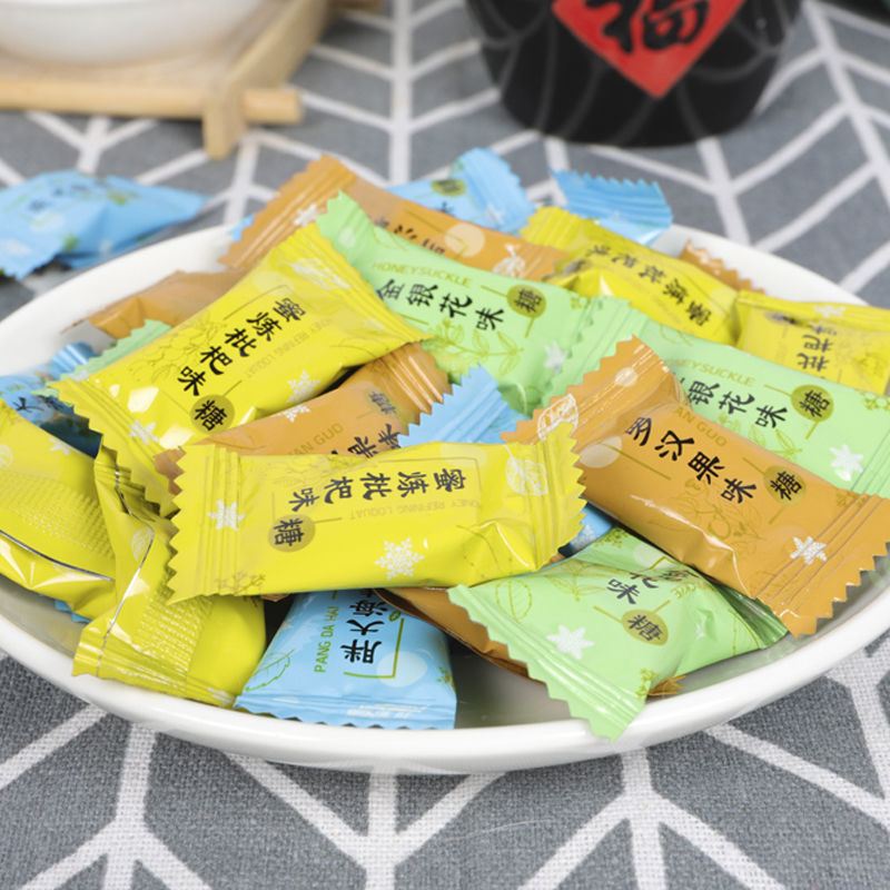 润喉糖金银花胖大海枇杷罗汉果清凉薄荷硬糖零食清新口气糖果散装