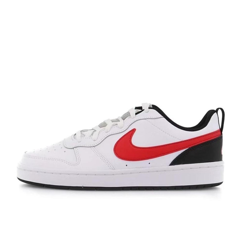 耐克/Nike Court Borough GS 简版空军白红休闲女板鞋 BQ5448-110