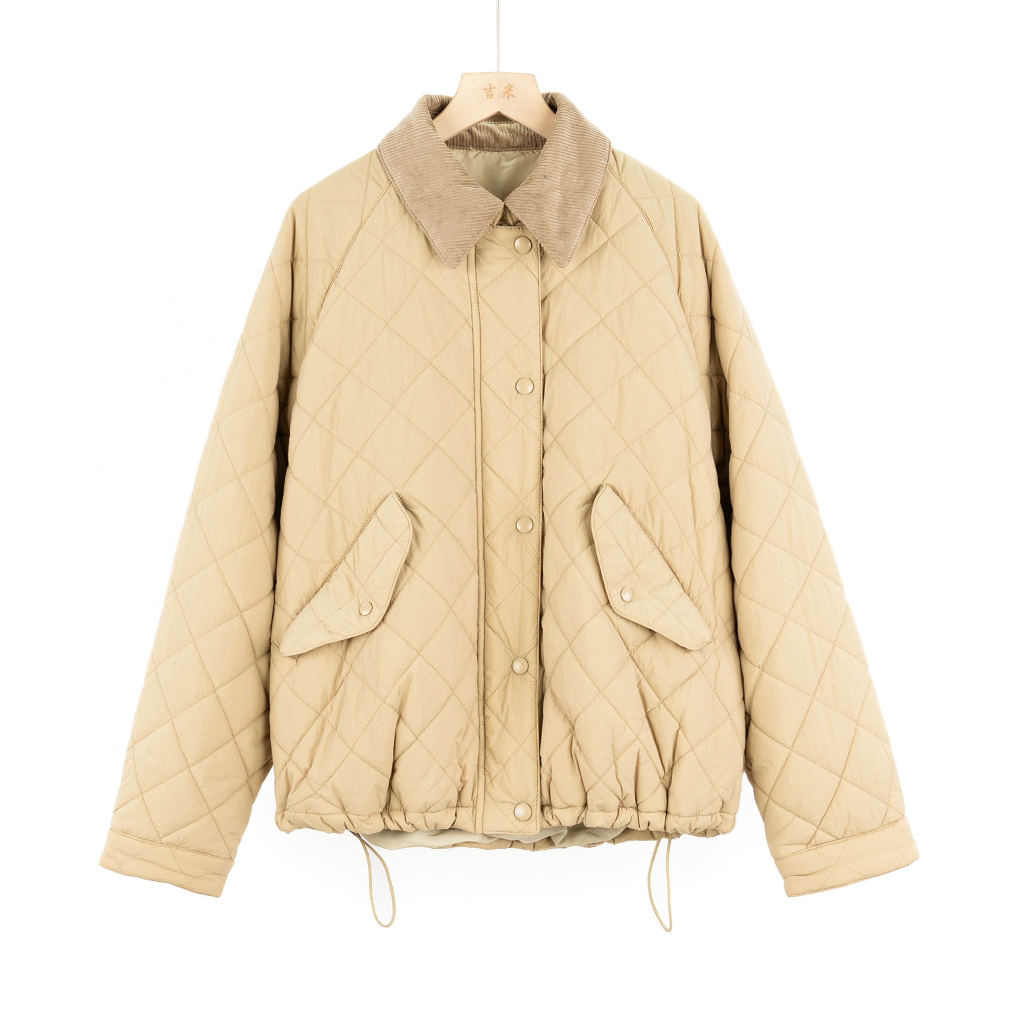 吉米原创-冬季客订撞色百搭棉衣775232衣长66胸围126