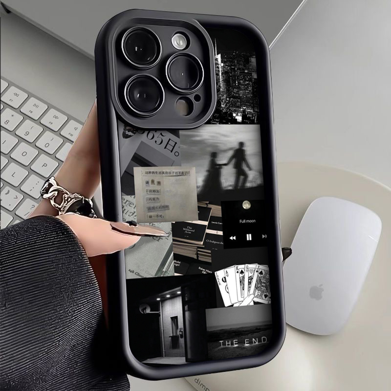 潮牌艺术生活碎片iPhone15/14/13苹果12手机壳华为oppo小米vivo