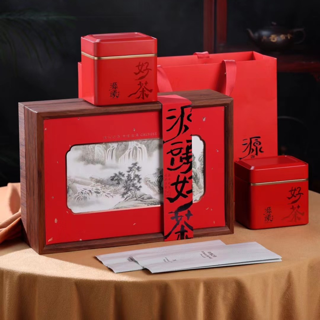 【颂亿壶补贴款】【岱岩峰专享】源头滇红  红茶礼盒装 双罐红色喜庆