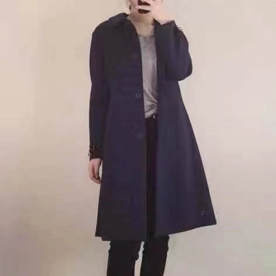 【小小彬欧货】622欧货原 单（M）家秋冬钉珠风衣外套