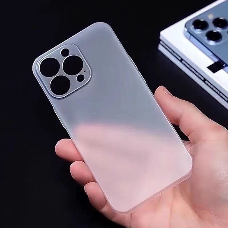 iPhone14promax磨砂超薄pp壳手机壳苹果15超薄裸机手感永不发黄13