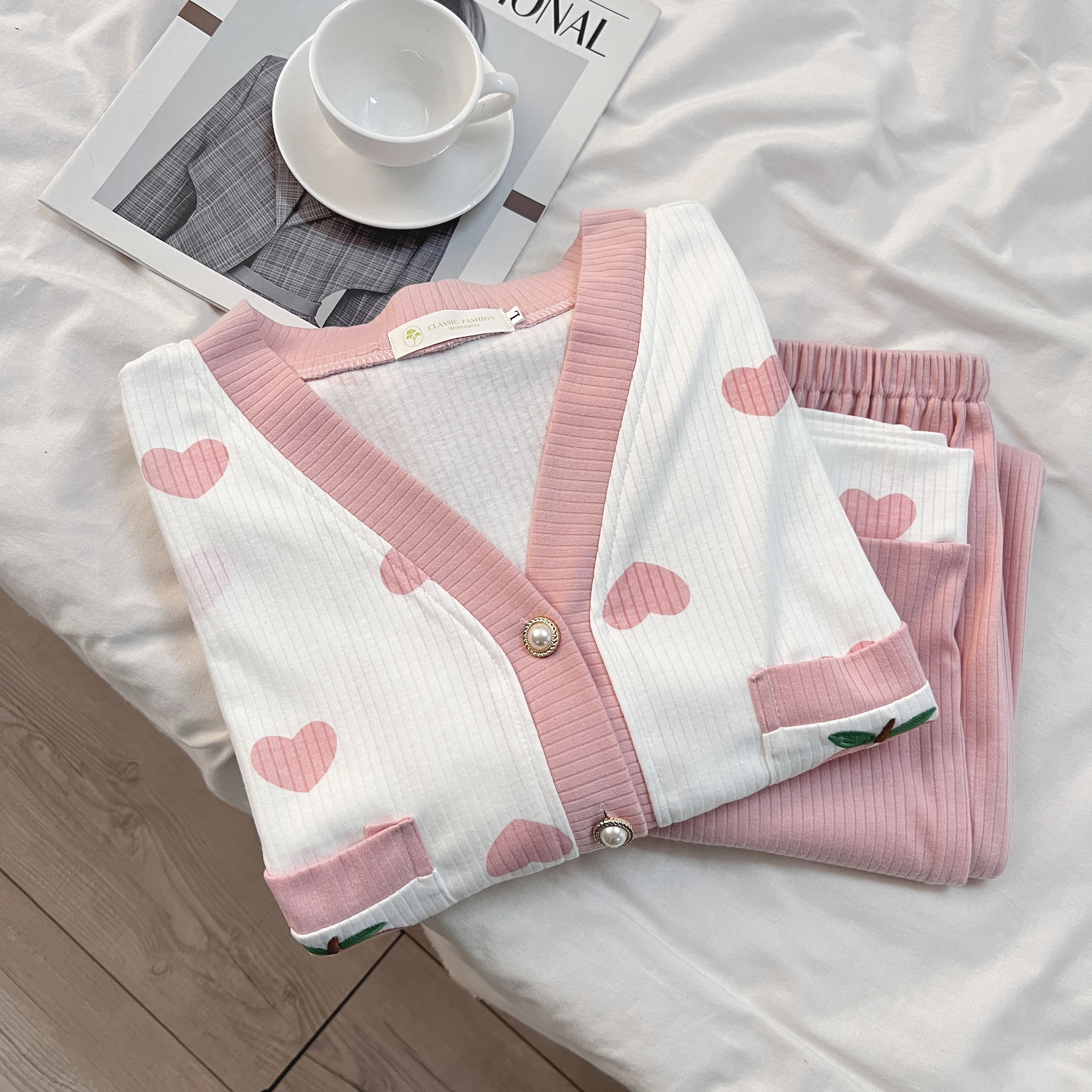 月子服春秋薄款产后吸汗孕妇棉质睡衣女哺乳秋季喂奶套装家居服