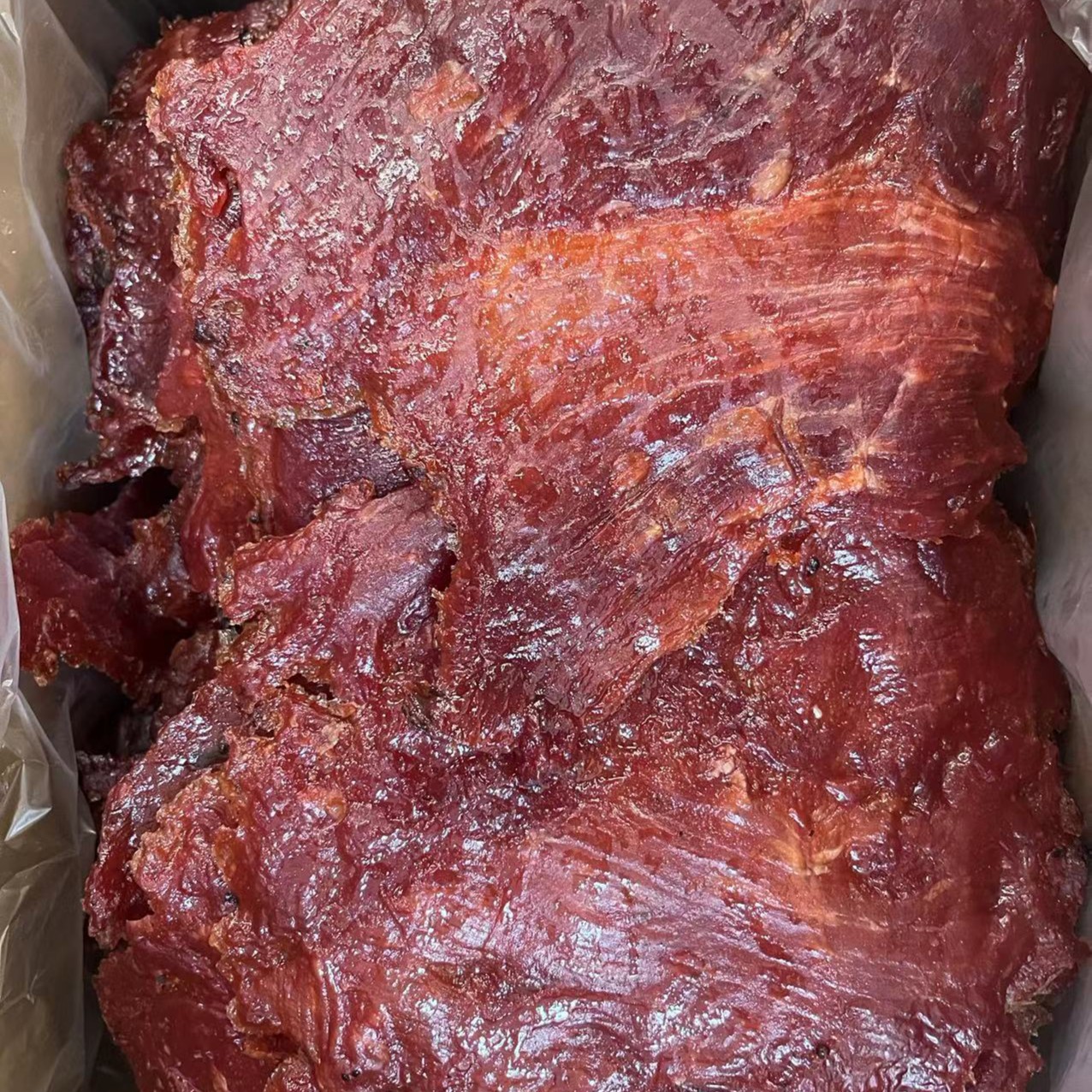 南海阁海珍行黑椒味猪肉干500g