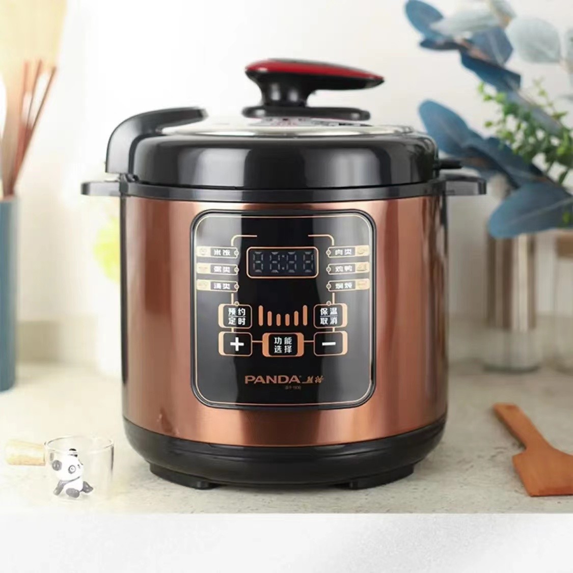 【壹哥优选】熊猫多功能电压力锅6L(1608)