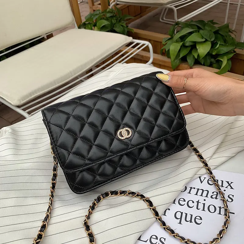 MANNILA/漫尼拉菱格包包小香风洋气小包包